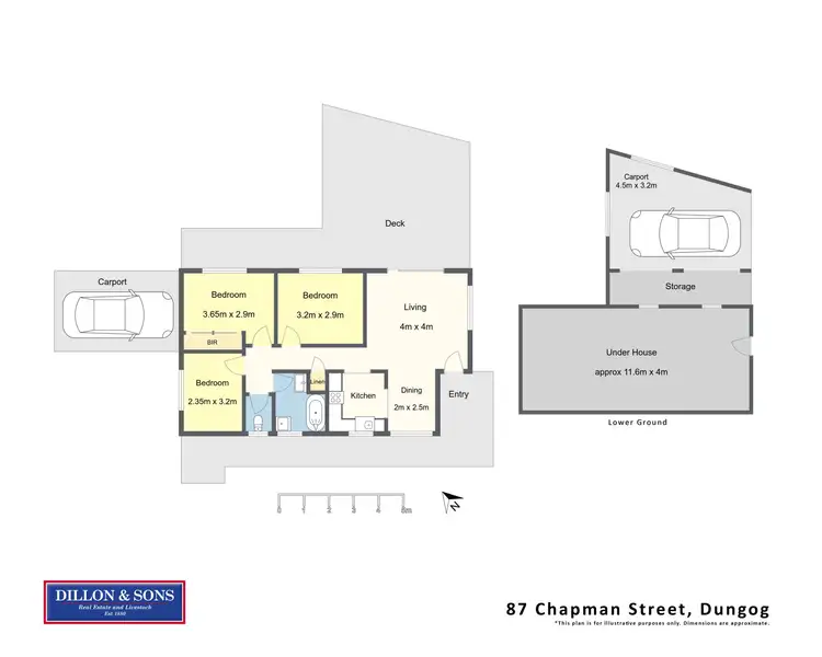 Floorplan of Homely house listing, 87 Chapman Street, Dungog NSW 2420