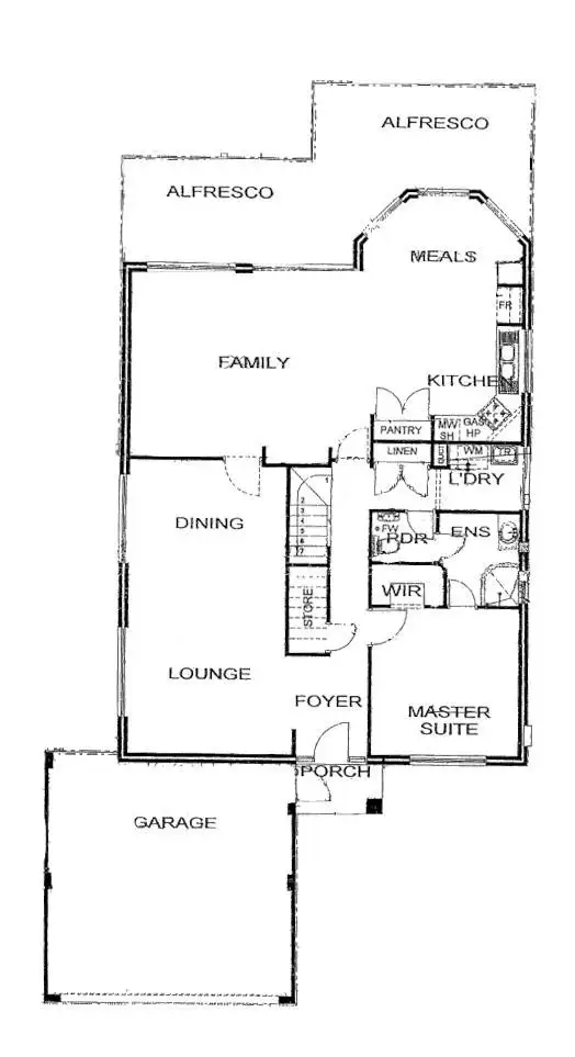 Floorplan of Homely house listing, 10 Hidcote Nook, Canning Vale WA 6155