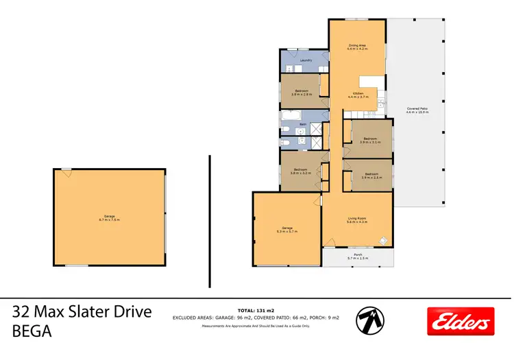 Floorplan of Homely rural property listing, 32 Max Slater Drive, Bega NSW 2550