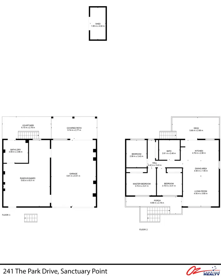 Floorplan of Homely house listing, 241 The Park Drive, Sanctuary Point NSW 2540