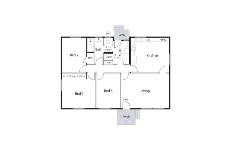 Floorplan of Homely house listing, 6 Ironside Street, Weston ACT 2611