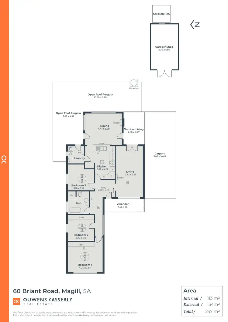 Floorplan of Homely house listing, 60 Briant Road, Magill SA 5072