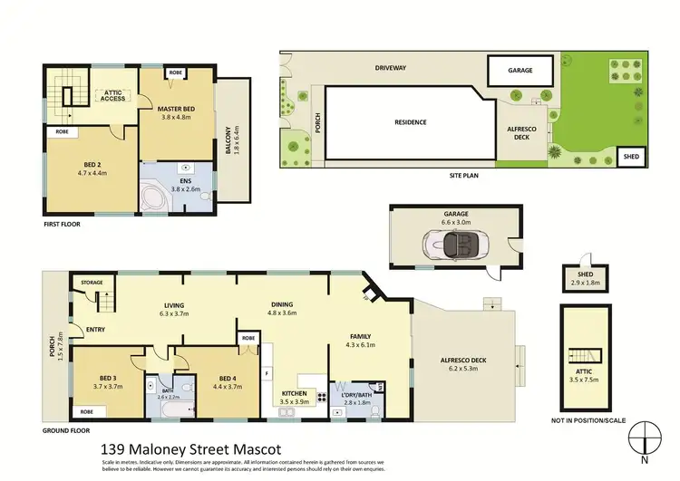 Floorplan of Homely house listing, 139 Maloney Street, Eastlakes NSW 2018