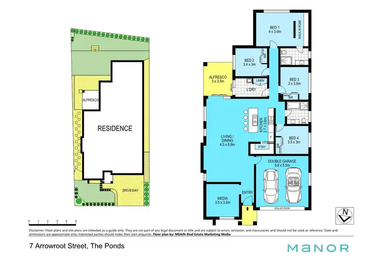 Floorplan of Homely house listing, 7 Arrowroot Street, The Ponds NSW 2769
