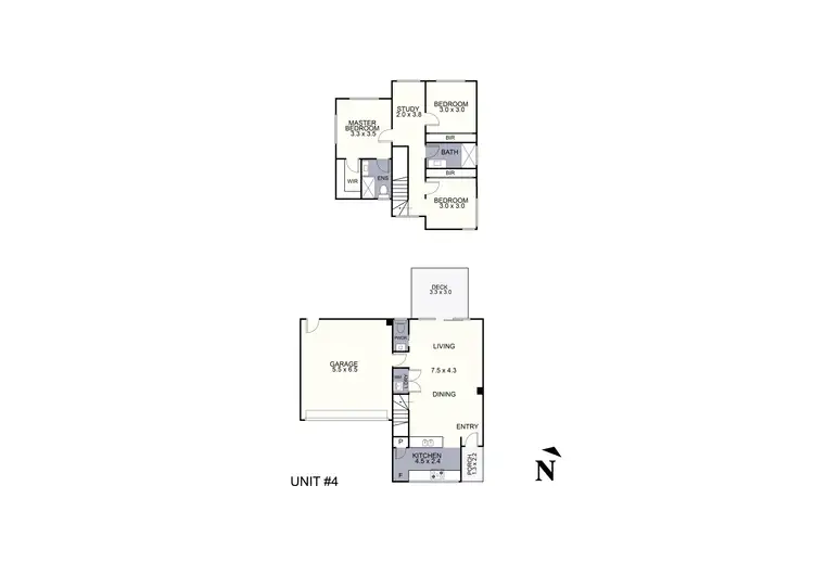 Floorplan of Homely townhouse listing, 4/3 Ross Road, Croydon VIC 3136