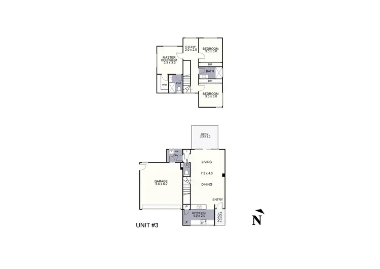 Floorplan of Homely townhouse listing, 3&4/3 Ross Road, Croydon VIC 3136