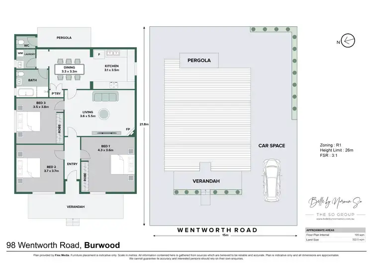Floorplan of Homely house listing, 98 Wentworth Road, Burwood NSW 2134