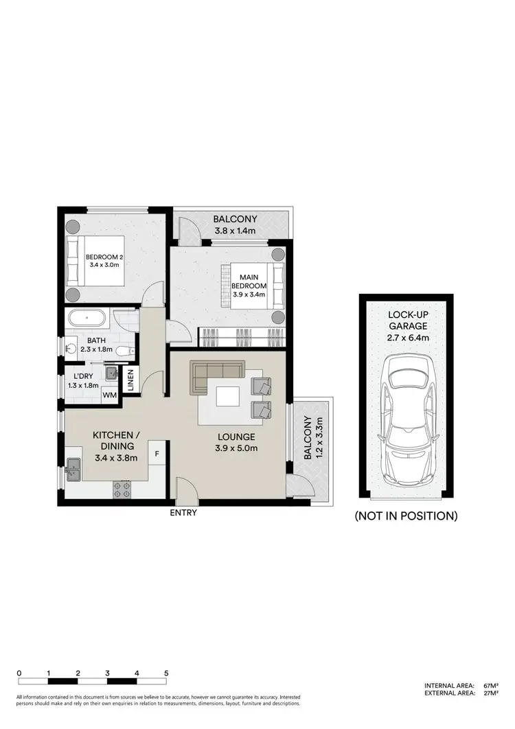 Floorplan of Homely unit listing, 16/57-59 Kings Road, Brighton-Le-Sands NSW 2216