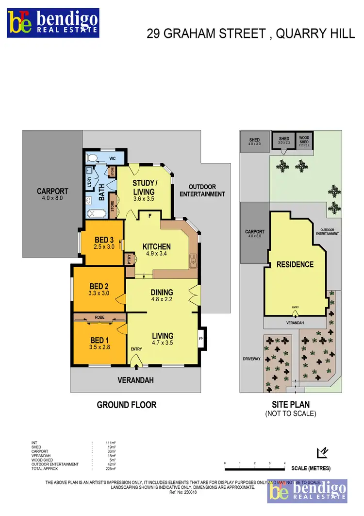 Floorplan of Homely house listing, 29 Graham Street, Quarry Hill VIC 3550