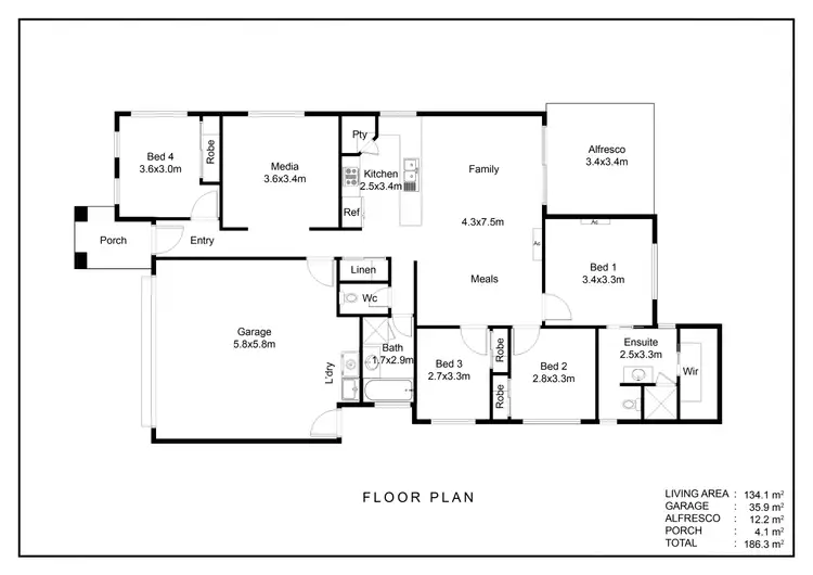 Floorplan of Homely house listing, 23 Everglade Street, Yarrabilba QLD 4207