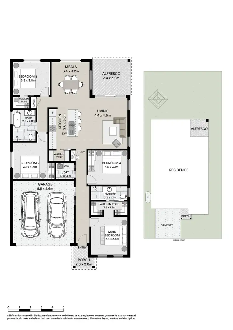 Floorplan of Homely house listing, 12 Moore Street, Mudgee NSW 2850