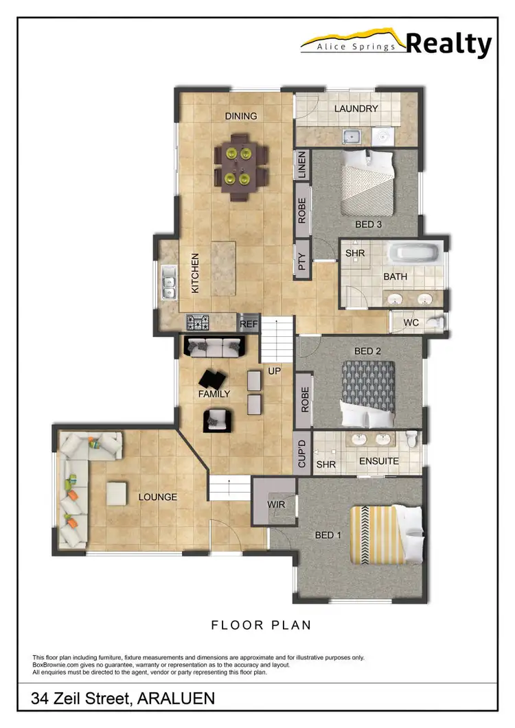 Floorplan of Homely house listing, 34 Zeil Street, Araluen NT 870