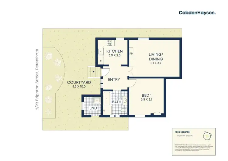 Floorplan of Homely apartment listing, 2/29 Brighton Street, Petersham NSW 2049