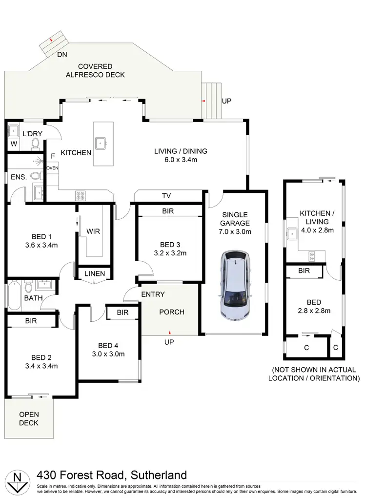 Floorplan of Homely house listing, 430 Forest Road, Sutherland NSW 2232