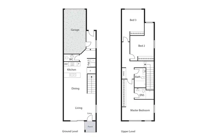 Floorplan of Homely townhouse listing, 27/1 Arthur Blakeley Way, Coombs ACT 2611