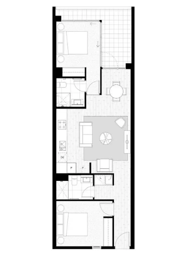 Floorplan of Homely apartment listing, 202/55 Currong Street North, Braddon ACT 2612