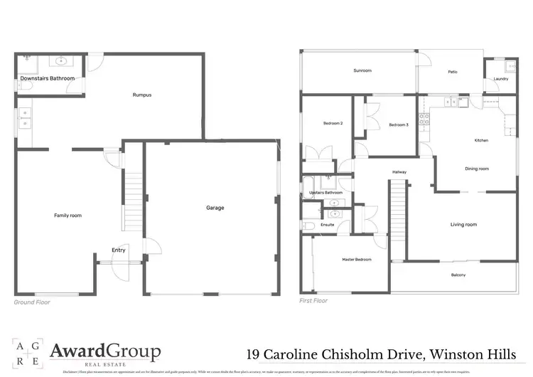 Floorplan of Homely house listing, 19 Caroline Chisholm Drive, Winston Hills NSW 2153