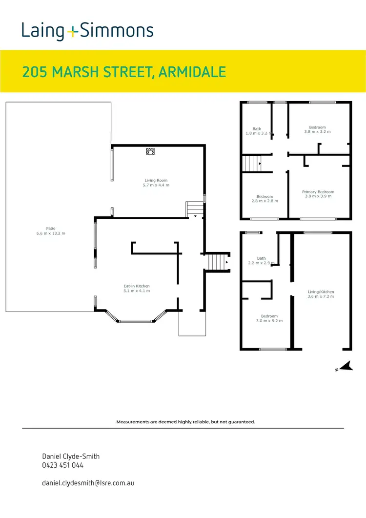 Floorplan of Homely house listing, 205 Marsh Street, Armidale NSW 2350