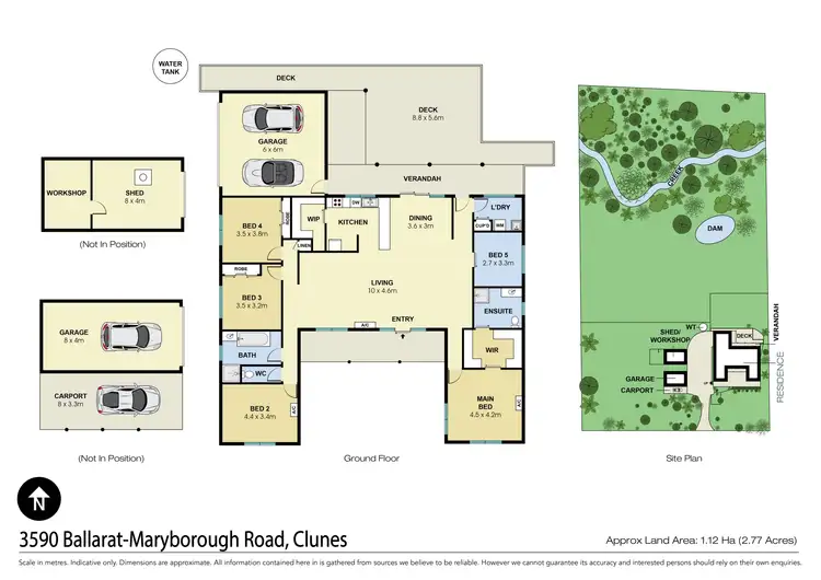 Floorplan of Homely house listing, 3590 Ballarat-Maryborough Road, Clunes VIC 3370