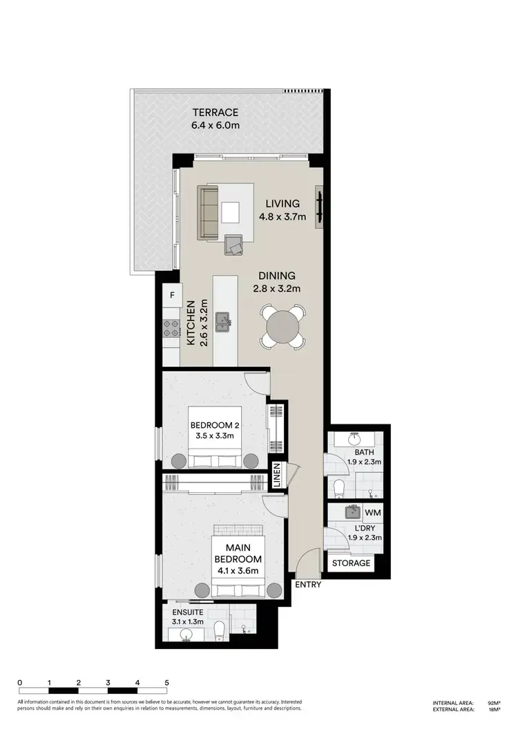 Floorplan of Homely apartment listing, 301/42E Somerset Avenue, Narellan NSW 2567