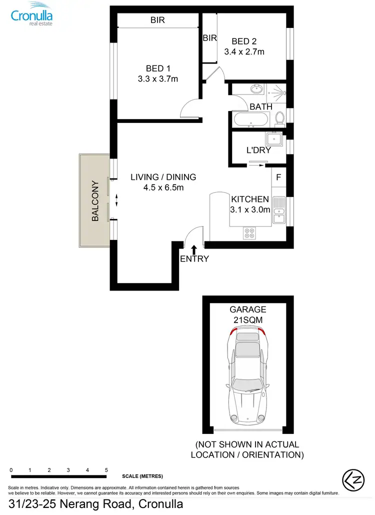 Floorplan of Homely apartment listing, 31/23-25 Nerang Road, Cronulla NSW 2230