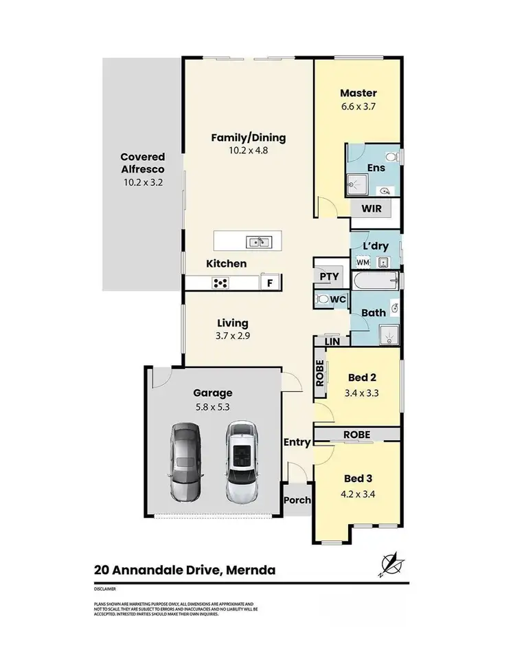 Floorplan of Homely house listing, 20 Annandale Drive, Mernda VIC 3754