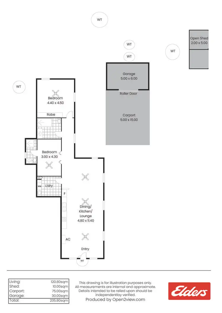 Floorplan of Homely house listing, 32 Jolly Way, Mintaro SA 5415