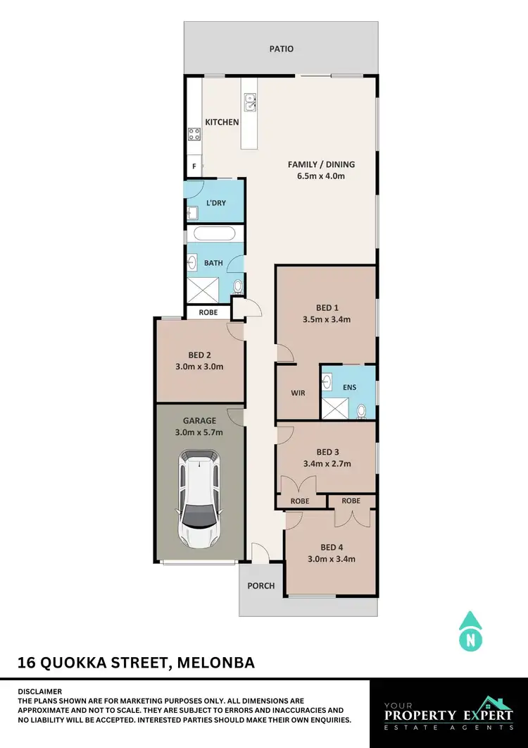 Floorplan of Homely house listing, 16 Quokka Street (Melonba), Marsden Park NSW 2765