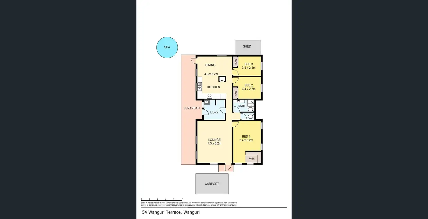 Floorplan of Homely house listing, 54 Wanguri Terrace, Wanguri NT 810