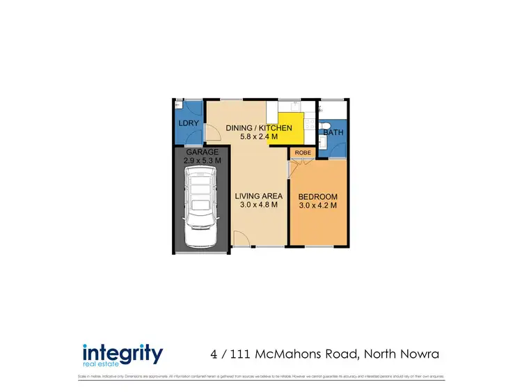 Floorplan of Homely unit listing, 4/111 McMahons Road, North Nowra NSW 2541