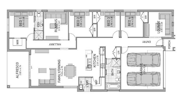 Floorplan of Homely house listing, Lot 114.. Proposed Estate Road, Cambewarra NSW 2540