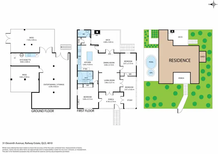 Floorplan of Homely house listing, 31 Eleventh Avenue, Railway Estate QLD 4810