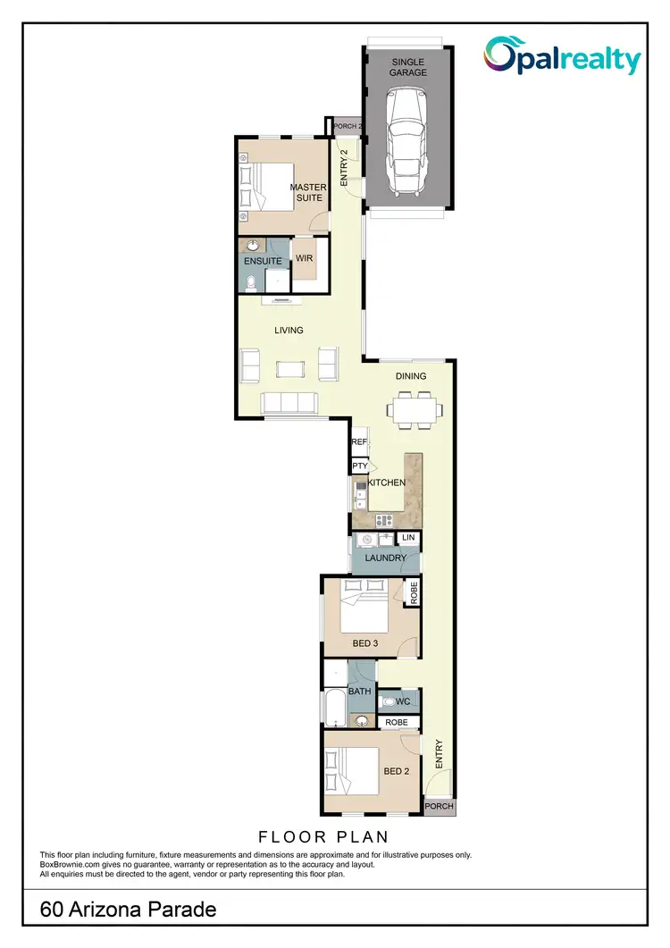 Floorplan of Homely house listing, 60 Arizona Parade, Golden Bay WA 6174