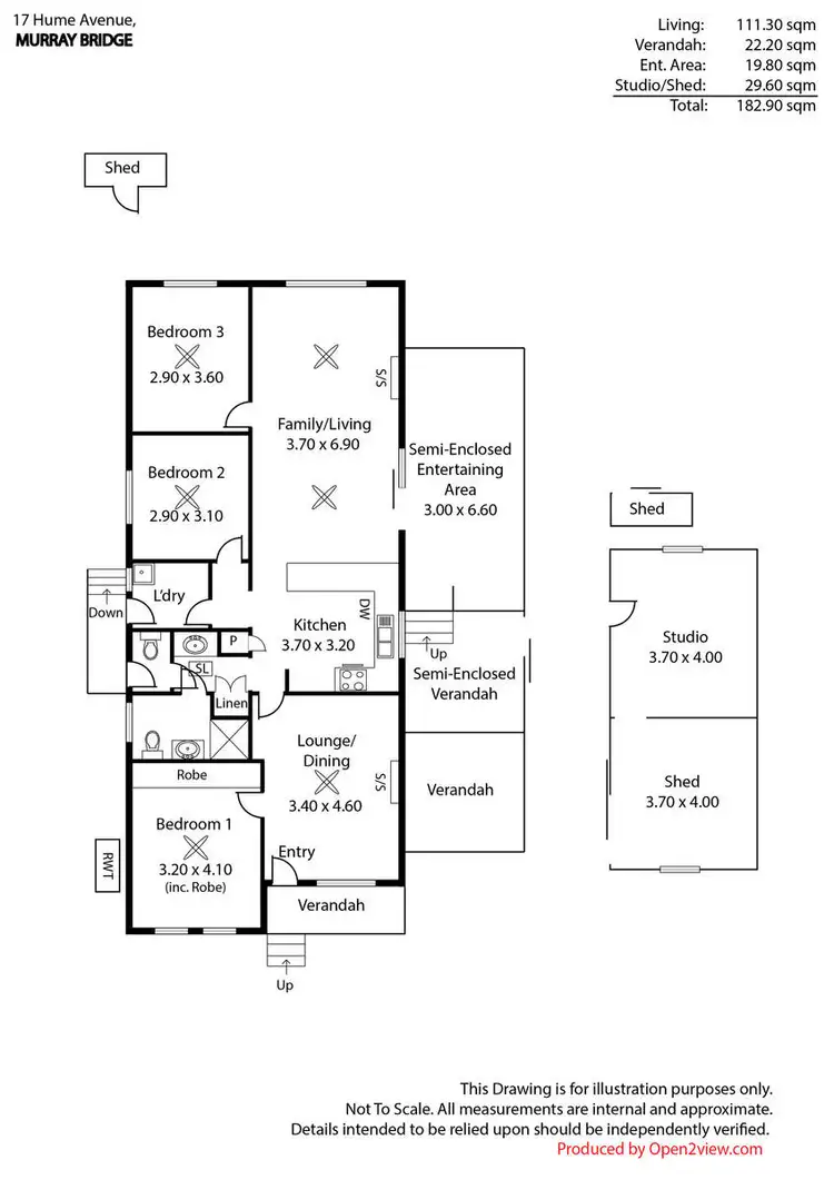 Floorplan of Homely house listing, 17 Hume Avenue, Murray Bridge SA 5253