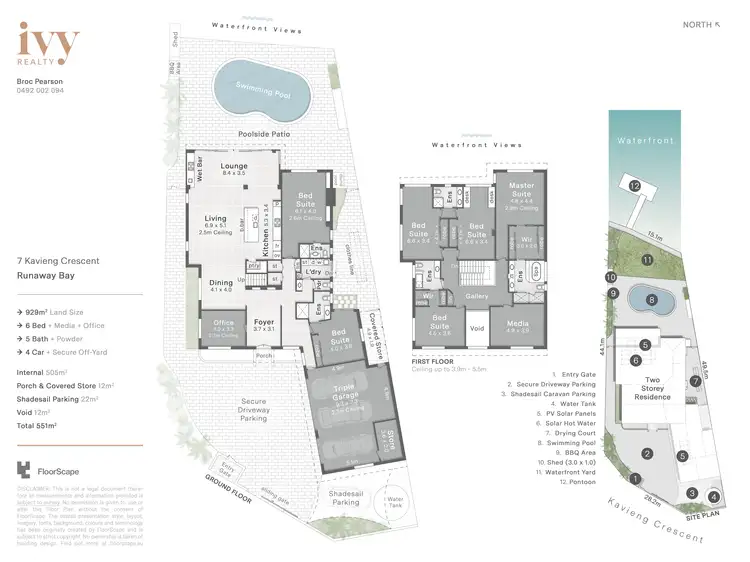 Floorplan of Homely house listing, 7 Kavieng Crescent, Runaway Bay QLD 4216