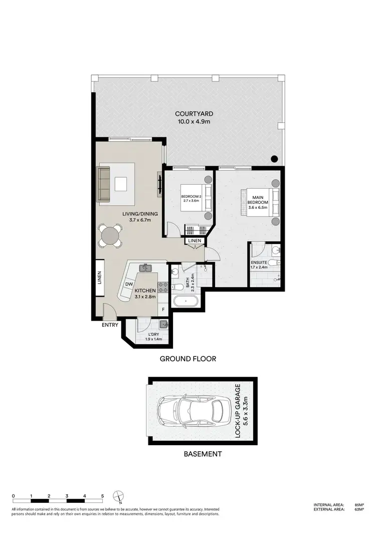 Floorplan of Homely apartment listing, 1/1-7 Allison Road, Cronulla NSW 2230