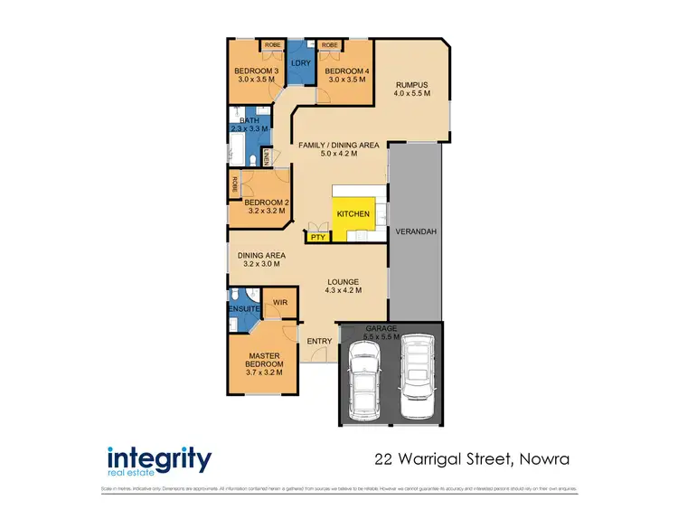 Floorplan of Homely house listing, 22 Warrigal Street, Nowra NSW 2541