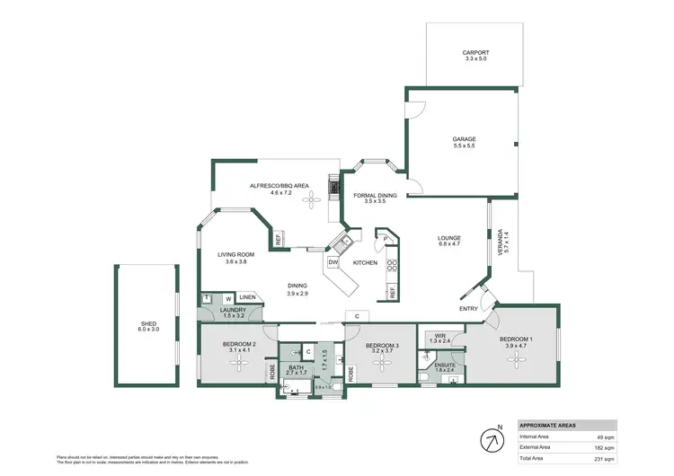 Floorplan of Homely house listing, 15 Alyce Close, Bolwarra Heights NSW 2320