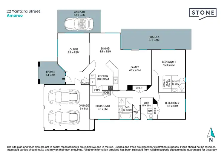 Floorplan of Homely house listing, 22 Yantara Street, Amaroo ACT 2914