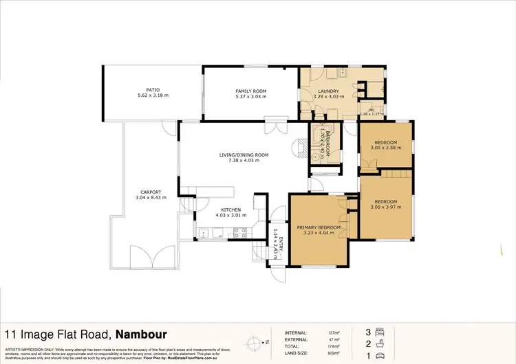 Floorplan of Homely house listing, 11 Image Flat Road, Nambour QLD 4560