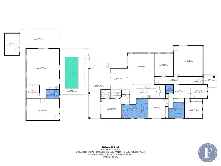 Floorplan of Homely house listing, 8-10 Justin Street, Cootamundra NSW 2590