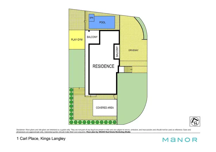 Floorplan of Homely house listing, 1 Carl Place, Kings Langley NSW 2147