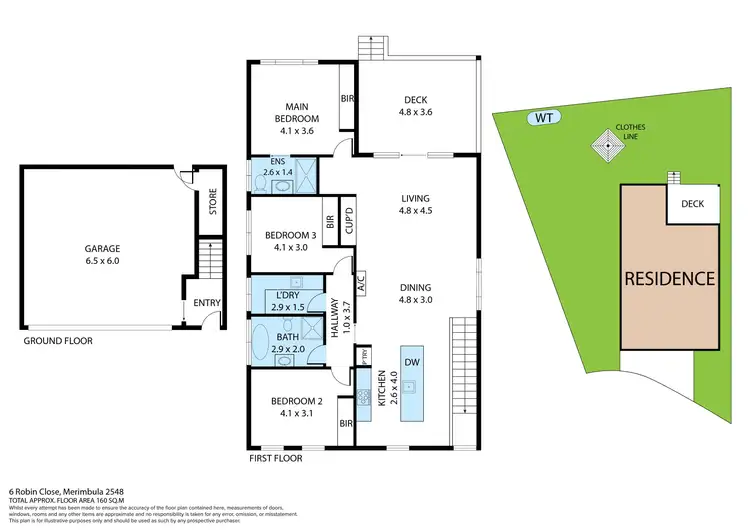 Floorplan of Homely house listing, 6A Robin Close, Merimbula NSW 2548