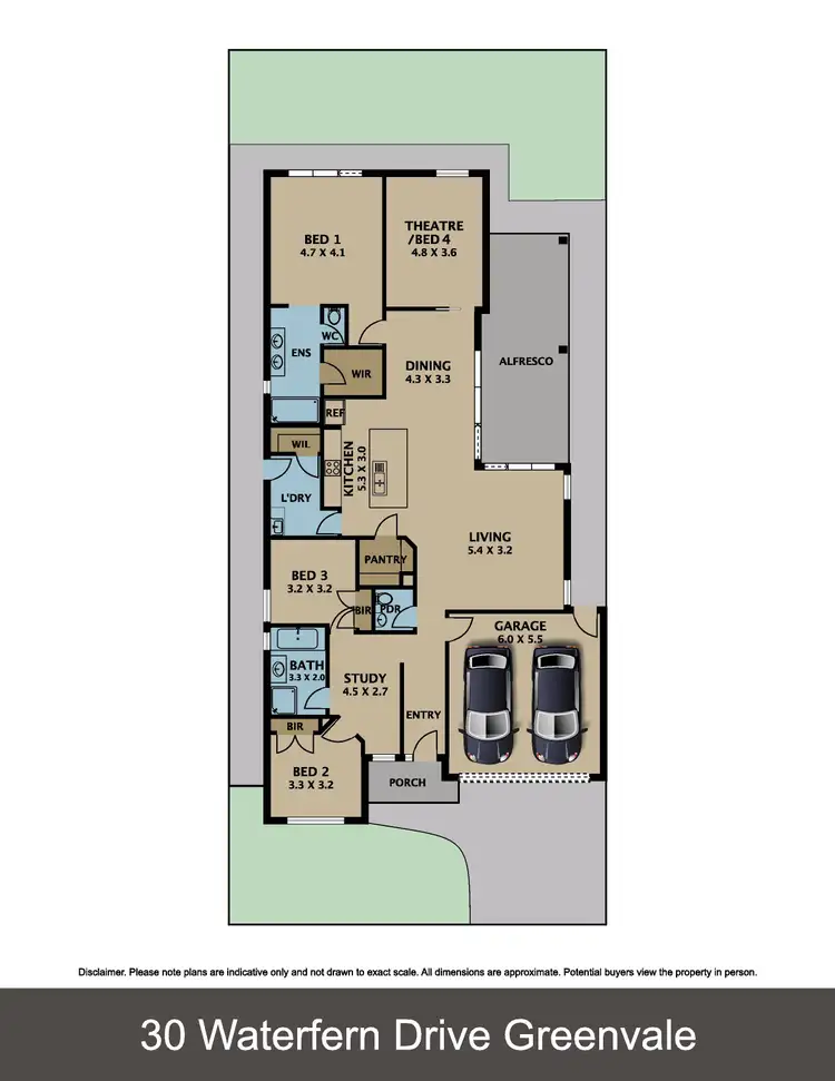Floorplan of Homely house listing, 30 Water Fern Grove, Greenvale VIC 3059