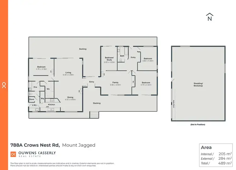 Floorplan of Homely rural property listing, 788a Crows Nest Road, Mount Jagged SA 5211