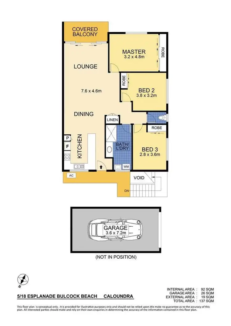 Floorplan of Homely unit listing, 5/18 Esplanade Bulcock Beach, Caloundra QLD 4551