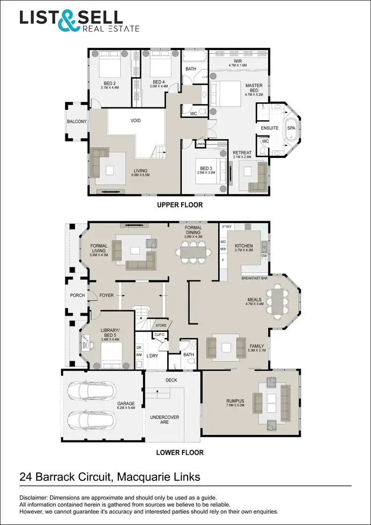 Floorplan of Homely house listing, 24 Barrack Circuit, Macquarie Links NSW 2565