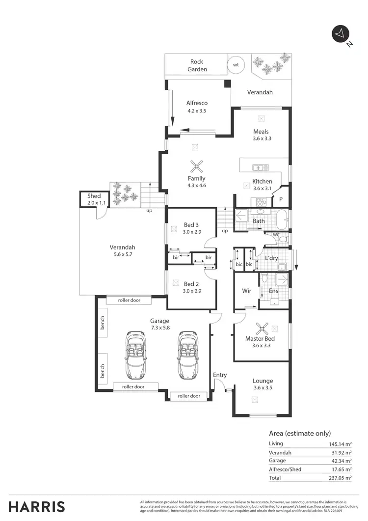 Floorplan of Homely house listing, 23 Trestrail Circuit, Williamstown SA 5351