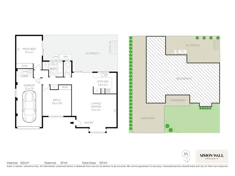 Floorplan of Homely villa listing, 1/60 Russell Road, New Lambton NSW 2305