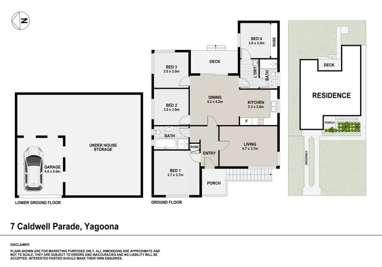 Floorplan of Homely house listing, 7 Caldwell Parade, Yagoona NSW 2199